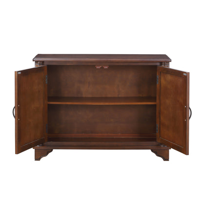 40" Console Table with Storage Shelf, Retro Entryway Table with Adjustable Storage Shelf, Sofa Couch Table for Hallway, Entry Way, Living Room, Foyer, Light Espresso image 9