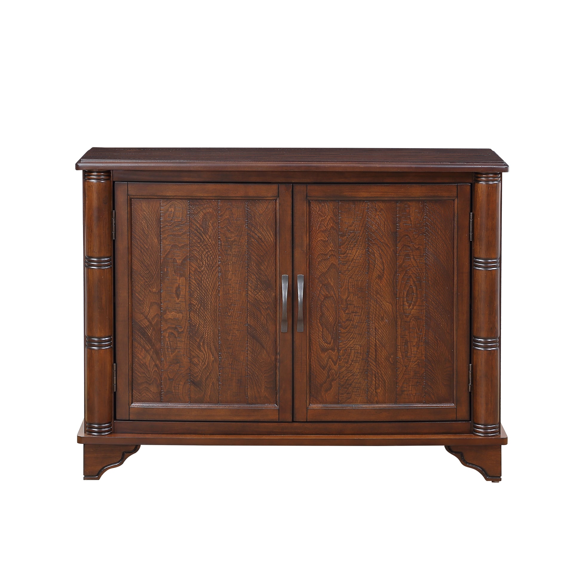 40" Console Table with Storage Shelf, Retro Entryway Table with Adjustable Storage Shelf, Sofa Couch Table for Hallway, Entry Way, Living Room, Foyer, Light Espresso image 8