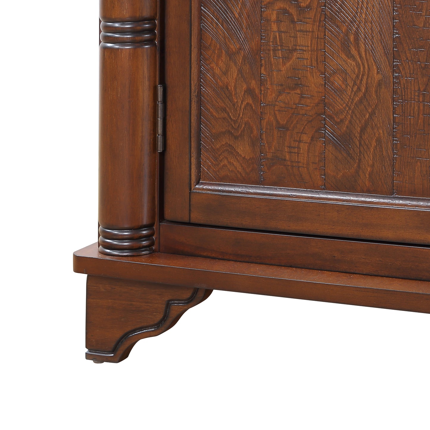 40" Console Table with Storage Shelf, Retro Entryway Table with Adjustable Storage Shelf, Sofa Couch Table for Hallway, Entry Way, Living Room, Foyer, Light Espresso image 11