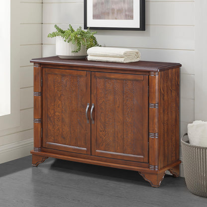 40" Console Table with Storage Shelf, Retro Entryway Table with Adjustable Storage Shelf, Sofa Couch Table for Hallway, Entry Way, Living Room, Foyer, Light Espresso image 2