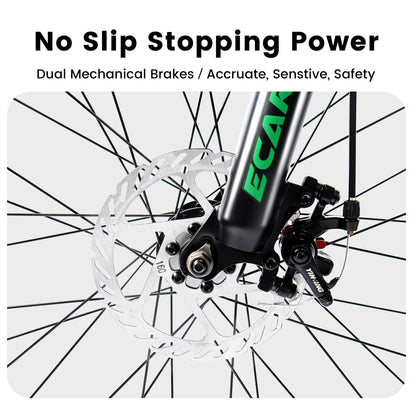 A2660 Mountain Bike 26 Inch Wheels, 21-Speed Full Suspension Mens Womens Trail Commuter City Mountain Bike, Carbon Steel Frame Disc Brakes Thumb Shifter Front Fork Rear Shock Absorber Bicycles image 2