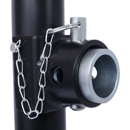 Weld-On Pipe-Mount Swivel Trailer Jack, 5,000 lbs. 15-1/2 Inches Vertical Travel, black image 9