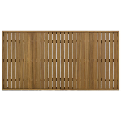 U_Style Multi-person Outdoor Acacia Wood Dining Table and Chair Set, Thick Cushions, Suitable for Balcony, Vourtyard, and Garden. image 12