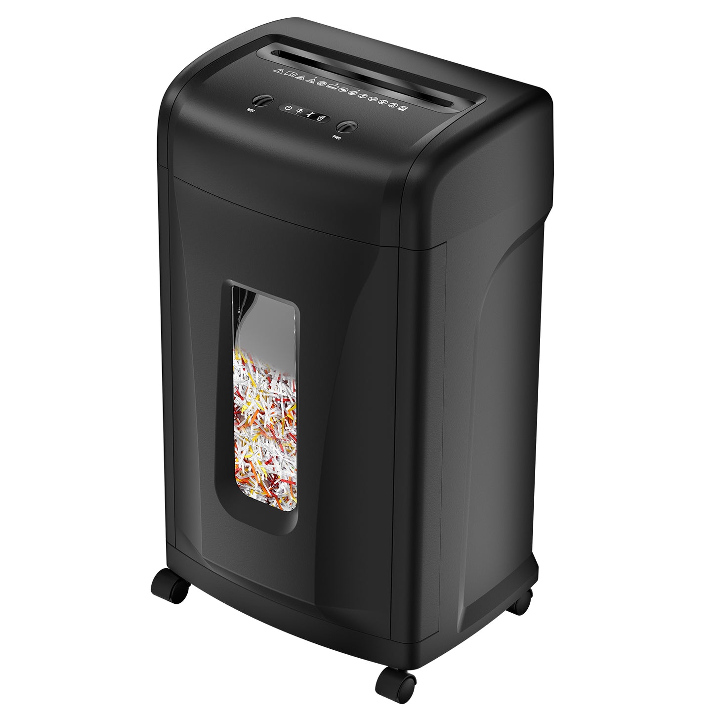 Large Commercial Heavy Duty 22-Sheet High Security Paper Shredder with 9.24 Gallons Pullout Waste Bin image 1