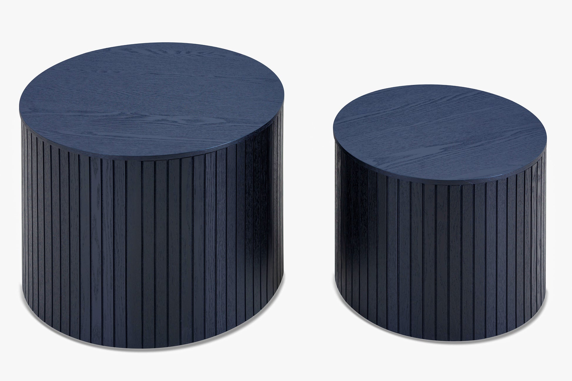 Nested table set 2 pieces, MDF coffee table set Living room/lounge area, black image 12