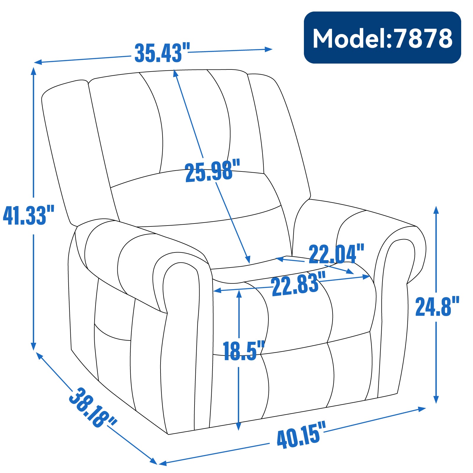 Power Lift Recliner Chair Heat Massage Dual Motor Infinite Position Up to 350 LBS, Genuine Leather, Heavy Duty Motion Mechanism with USB Ports, Brown image 7