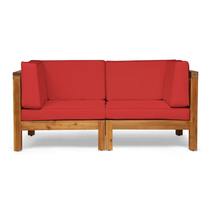 BRAVA X-BACK LOVESEAT, RED image 2