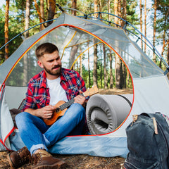 Memory Foam Camping Mattress - 75"x38"x3" Perfect for Outdoor Activities, RVs, Guest Rooms, and Dorms; Foldable, Portable, with Water-Resistant Zipper Cover, CertiPUR-US Certified