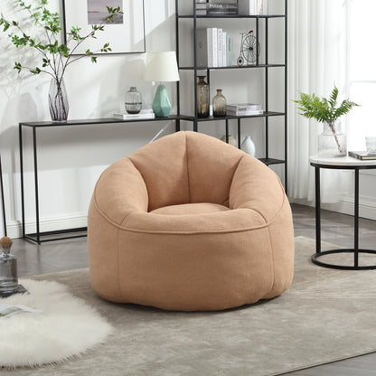 Bedding Bean Bag Sofa Chair High Pressure Foam Bean Bag Chair Adult Material with Padded Foam Padding Compressed Bean Bag With Footrest image 5