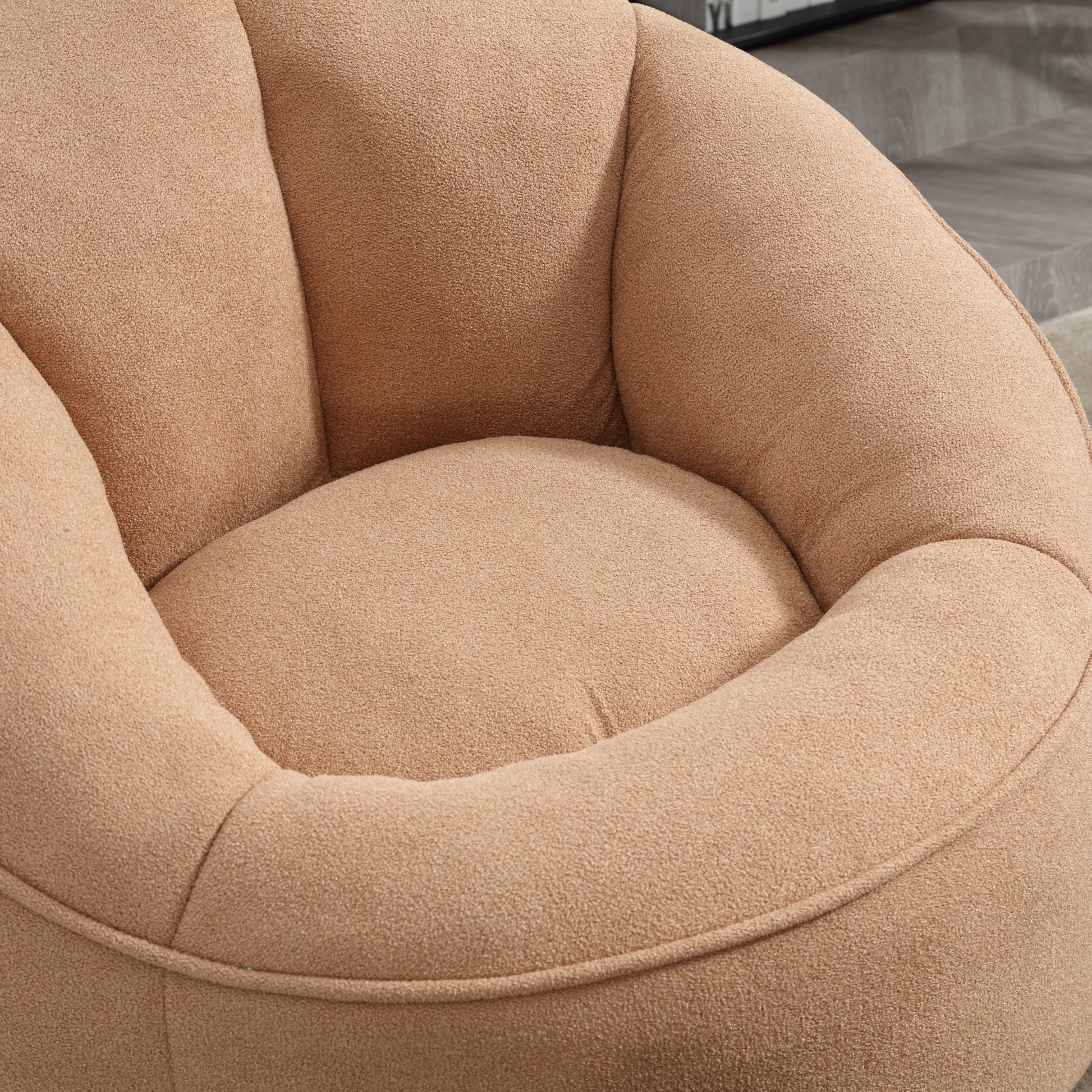 Bedding Bean Bag Sofa Chair High Pressure Foam Bean Bag Chair Adult Material with Padded Foam Padding Compressed Bean Bag With Footrest image 12