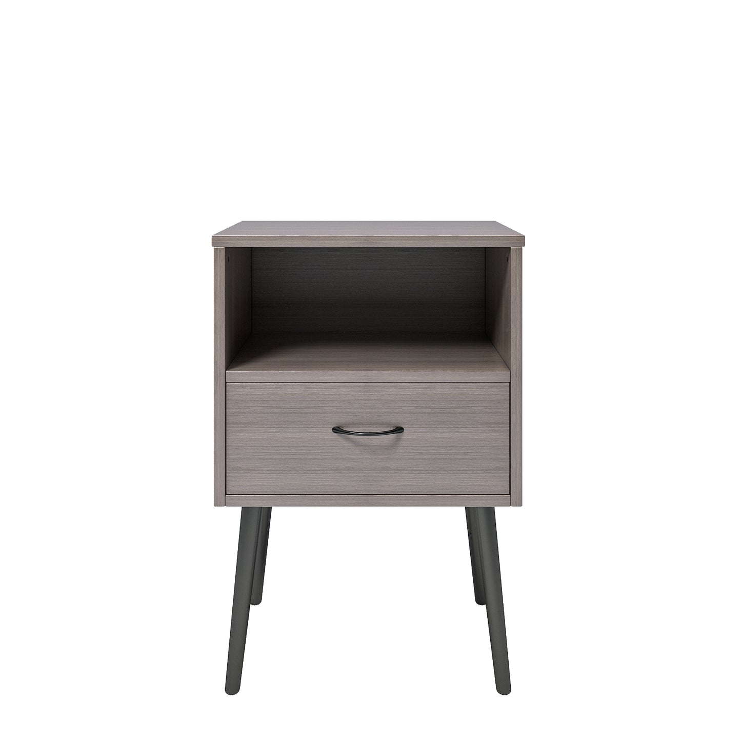 Two sets of Nightstand,modern style bedside table, With storage drawers and open wooden shelves, Suitable for living rooms, Bedrooms and small spaces. Decorative bedside tables in two sets, Easy to as image 10