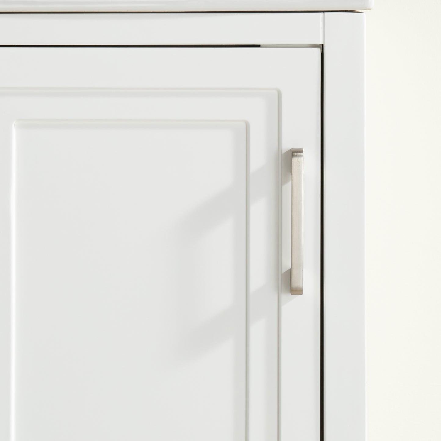 Fully Assembled 18'' White Freestanding Bathroom Cabinet with Ceramic Top (Old SKU K1826P225850/K1826S0001) image 3