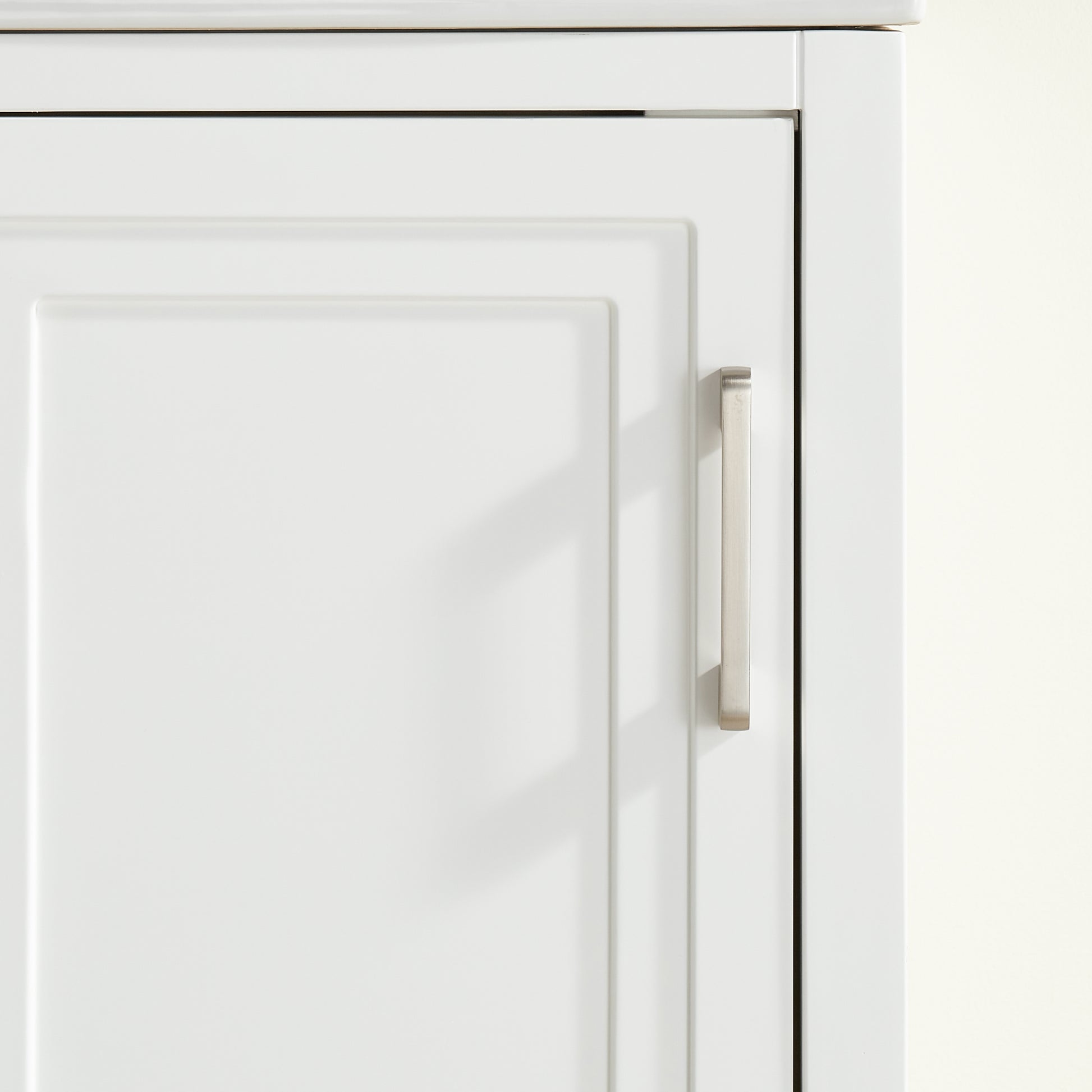 Fully Assembled 18'' White Freestanding Bathroom Cabinet with Ceramic Top (Old SKU K1826P225850/K1826S0001) image 3