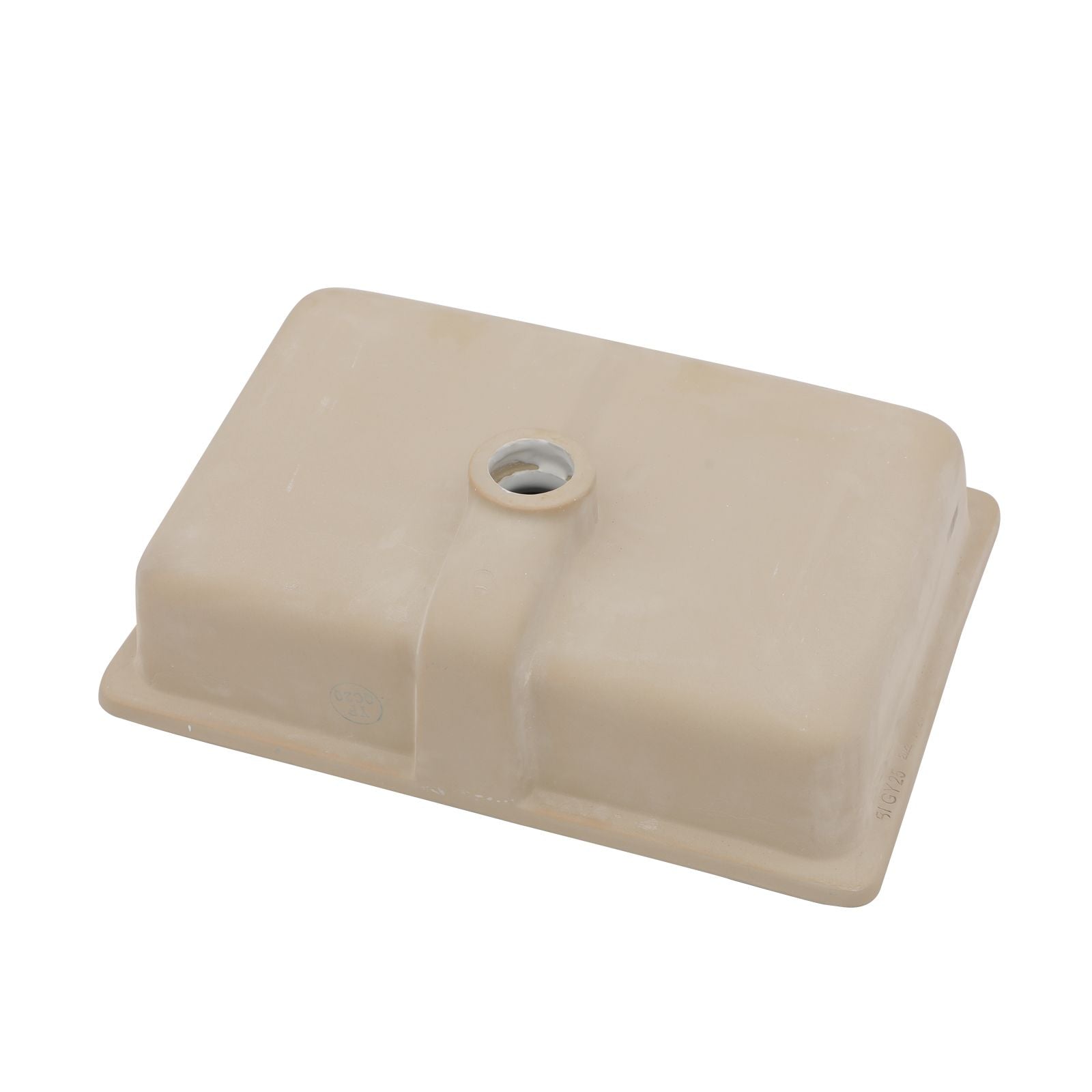 20.63-inch Undermount White Single Bowl Rectangular Vanity Ceramic Bathroom Sink Lavatory Wash Hand Basin with Over Flow image 8