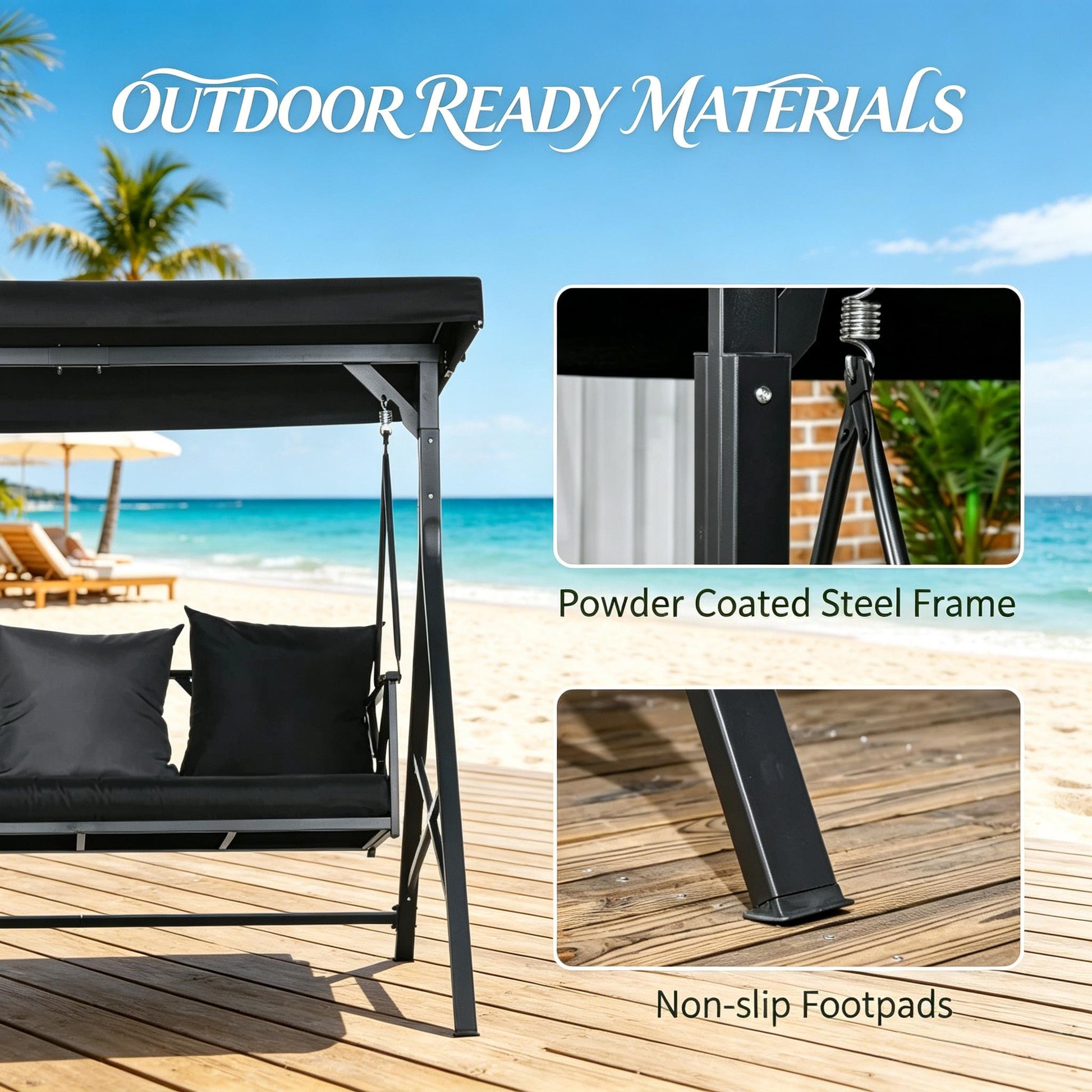 Outdoor Swing Glider Chair,Backyard Swing Chair,Outdoor Swing Chair image 3