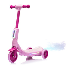 2-in-1 Kids Electric Scooter - Safe & Fun Three-Wheel Ride-On