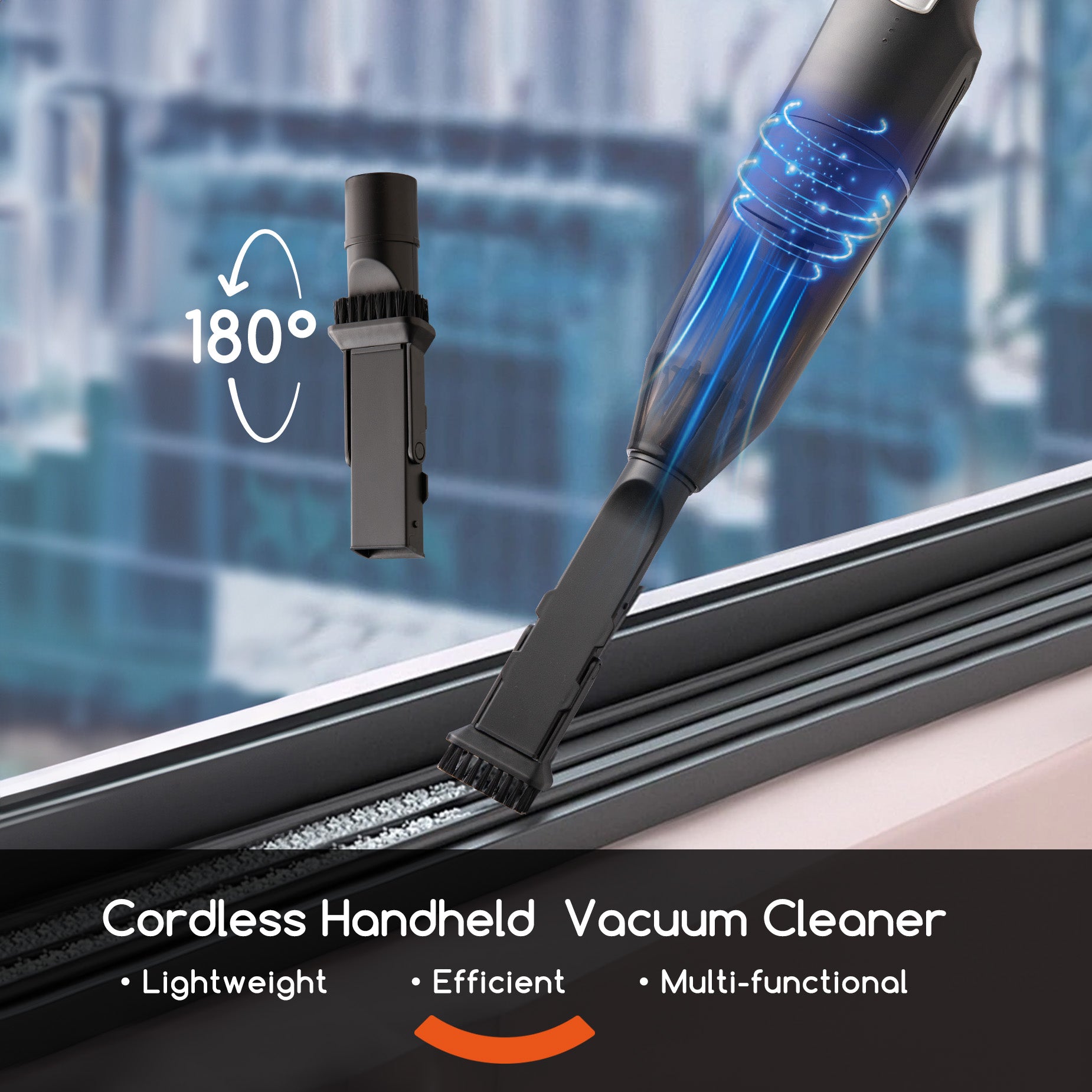 Cordless Stick/Handheld Vacuum Cleaner, 10-17Kpa 2-Level Powerful Suction,Fast Charging-Use Durable,Latest Household Vacuum Cleaners for Cleaning Flooring, Carpets, Sofas, Car Seat,Hair and Dust image 2