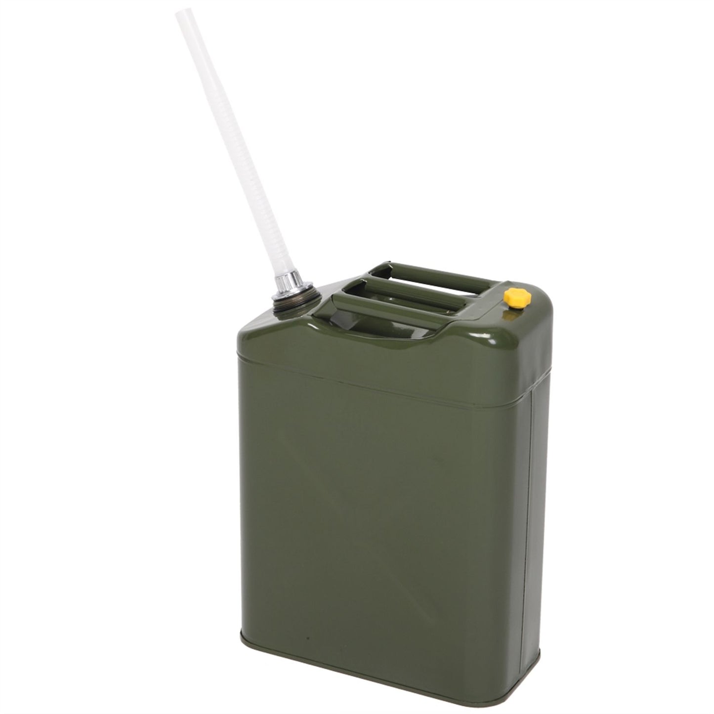 20L Standard Cold-rolled Plate Petrol Diesel Can Gasoline Bucket with Oil Pipe Army Green image 2