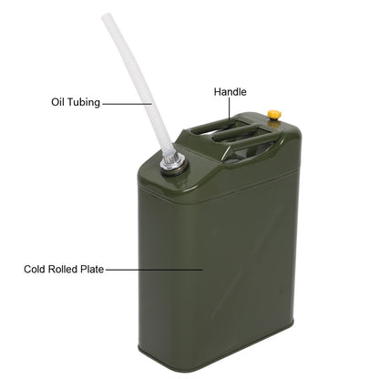 20L Standard Cold-rolled Plate Petrol Diesel Can Gasoline Bucket with Oil Pipe Army Green image 14