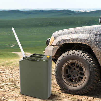 20L Standard Cold-rolled Plate Petrol Diesel Can Gasoline Bucket with Oil Pipe Army Green image 8