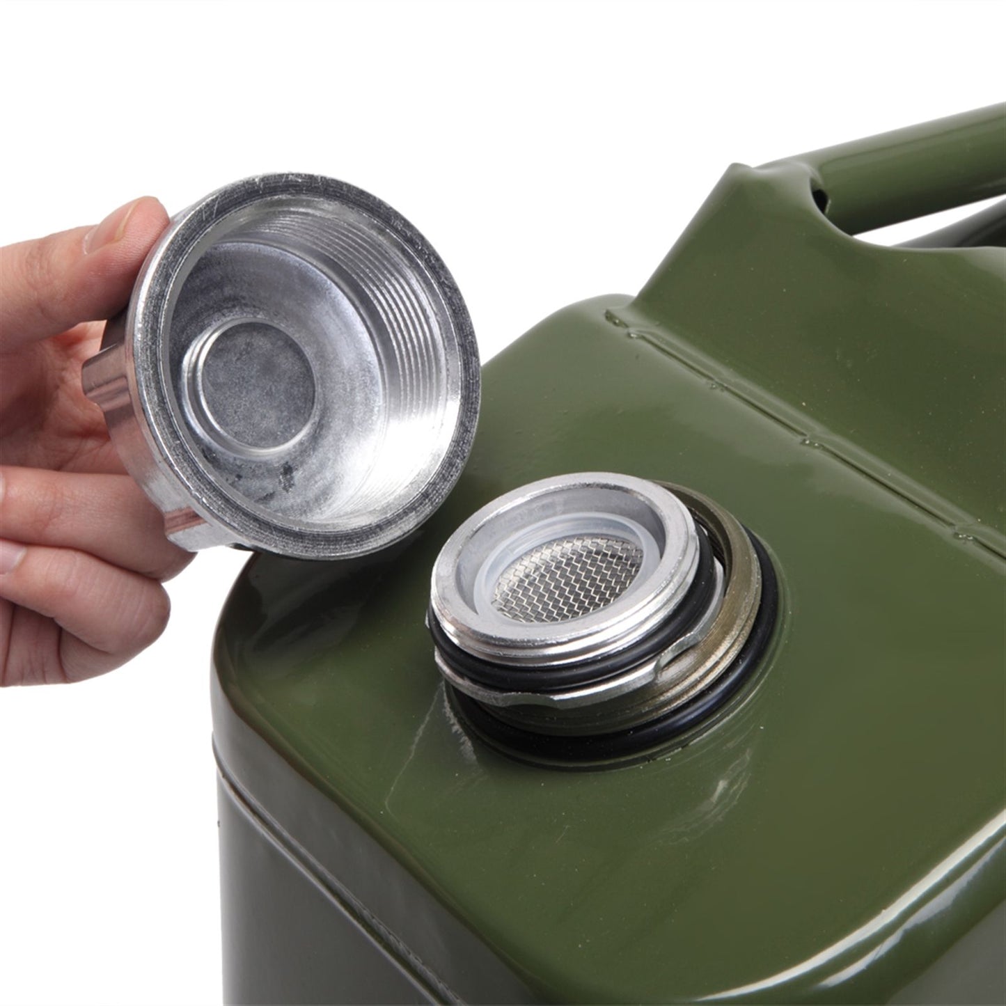 20L Standard Cold-rolled Plate Petrol Diesel Can Gasoline Bucket with Oil Pipe Army Green image 17