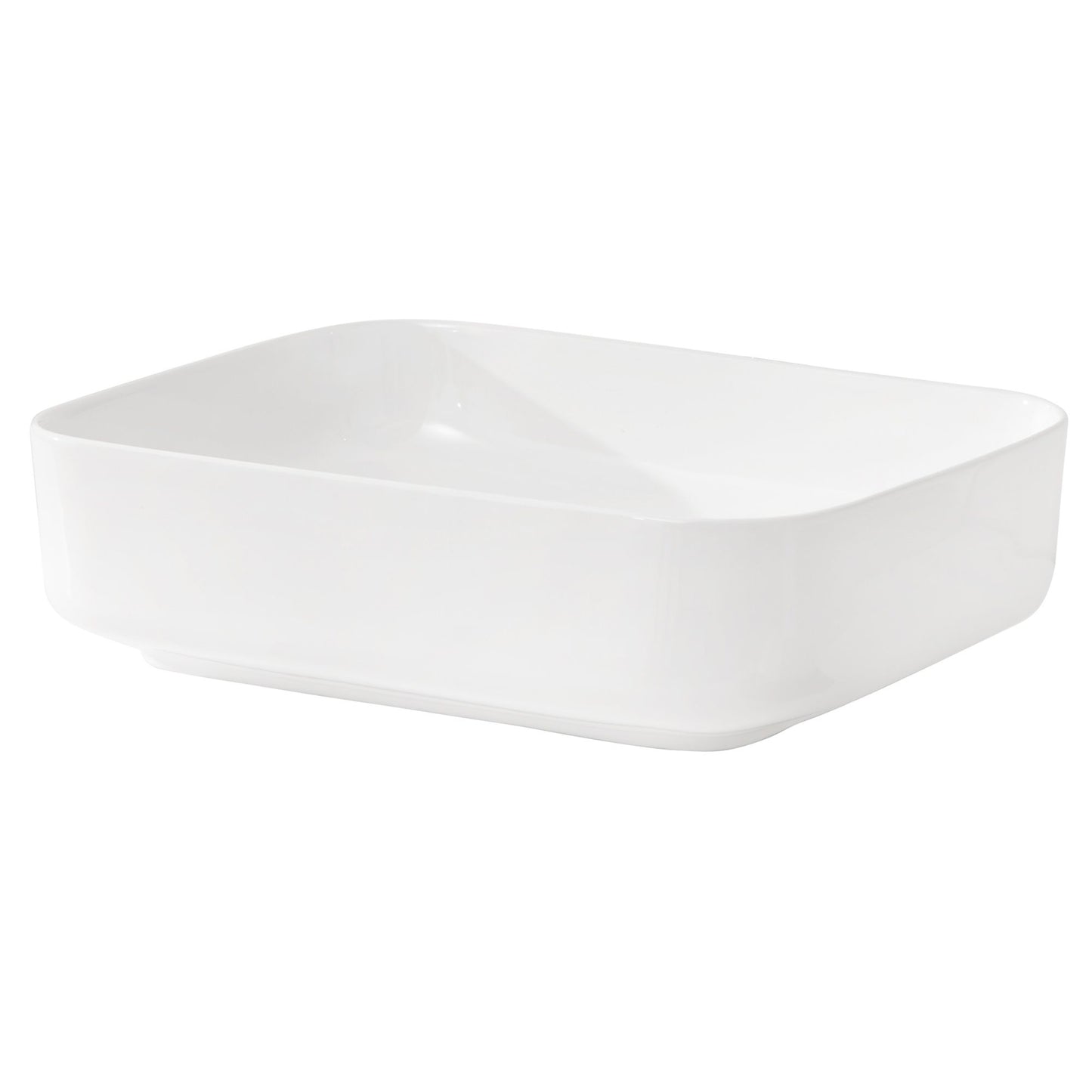 20x15 Inch White Ceramic Rectangular Vessel Bathroom Sink image 9