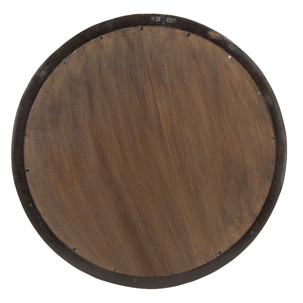 20x1.5"Transitional Decor Style Mango Wood Wall Mirror Wall Decor with Frame of Solid Mango Wood for Bathroom,Entryway C image 6