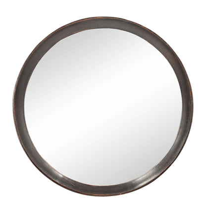 20x1.5"Transitional Decor Style Mango Wood Wall Mirror Wall Decor with Frame of Solid Mango Wood for Bathroom,Entryway C image 1