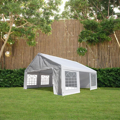 20x20 Feet Party Tent Heavy Duty Marquee Canopy Outdoor Wedding tent Carport Events Shelter Tent for Parties BBQ with St image 2