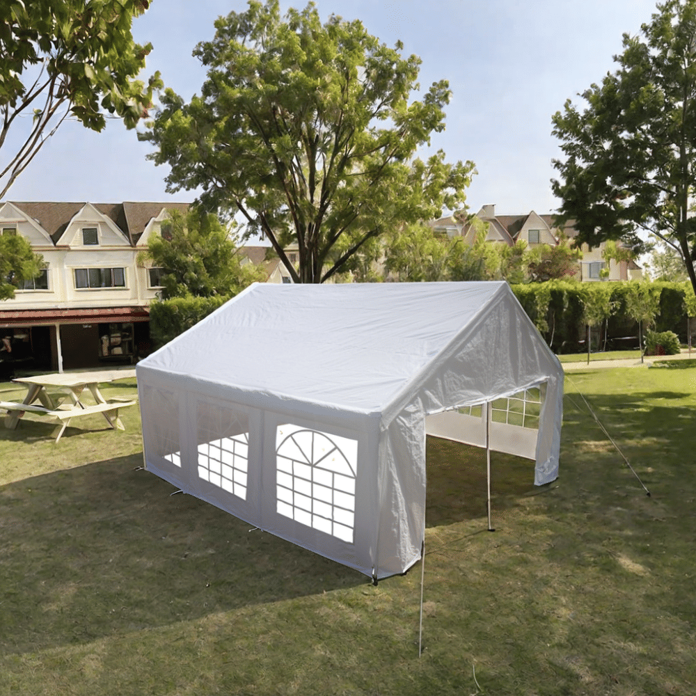 20x20 Feet Party Tent Heavy Duty Marquee Canopy Outdoor Wedding tent Carport Events Shelter Tent for Parties BBQ with St image 8