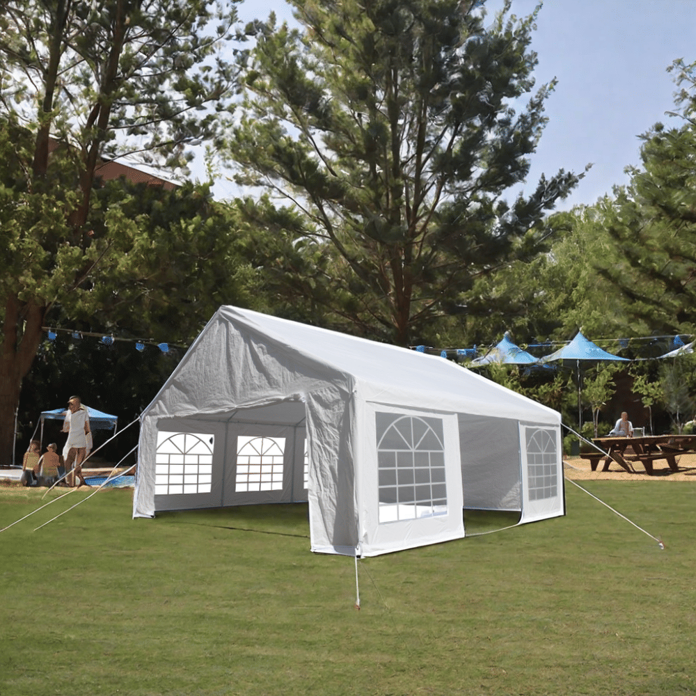 20x20 Feet Party Tent Heavy Duty Marquee Canopy Outdoor Wedding tent Carport Events Shelter Tent for Parties BBQ with St image 10