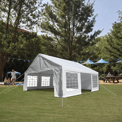 20x20 Feet Party Tent Heavy Duty Marquee Canopy Outdoor Wedding tent Carport Events Shelter Tent for Parties BBQ with St image 10