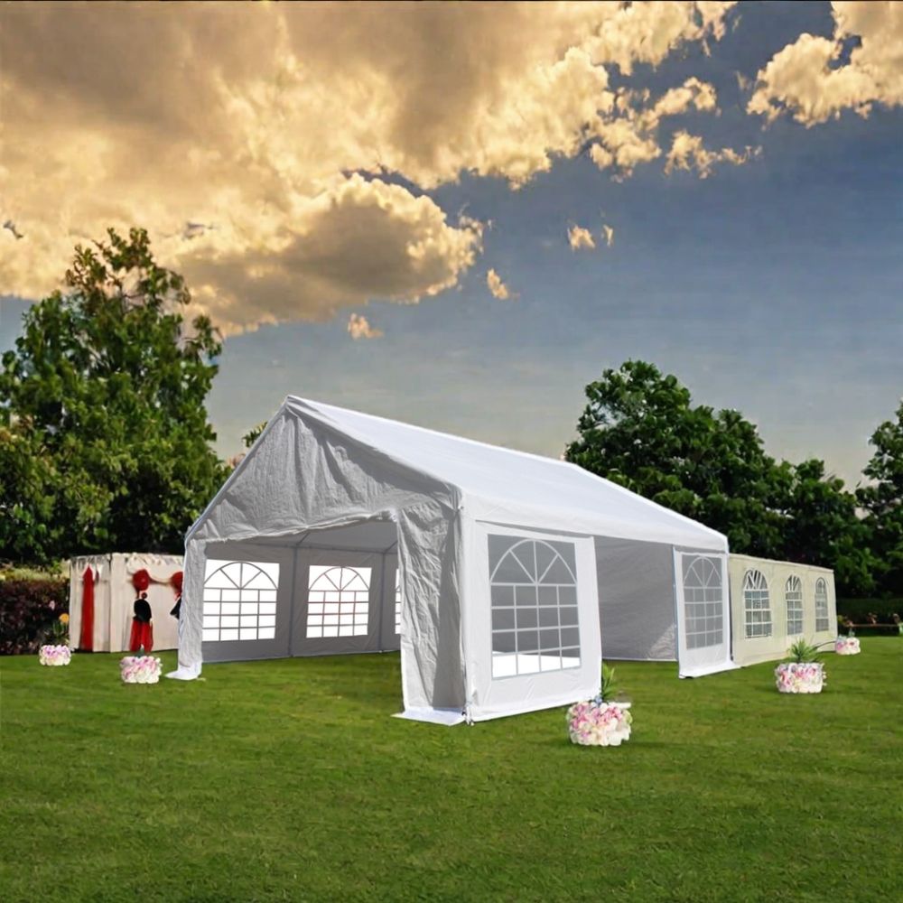 20x20 Feet Party Tent Heavy Duty Marquee Canopy Outdoor Wedding tent Carport Events Shelter Tent for Parties BBQ with St image 3