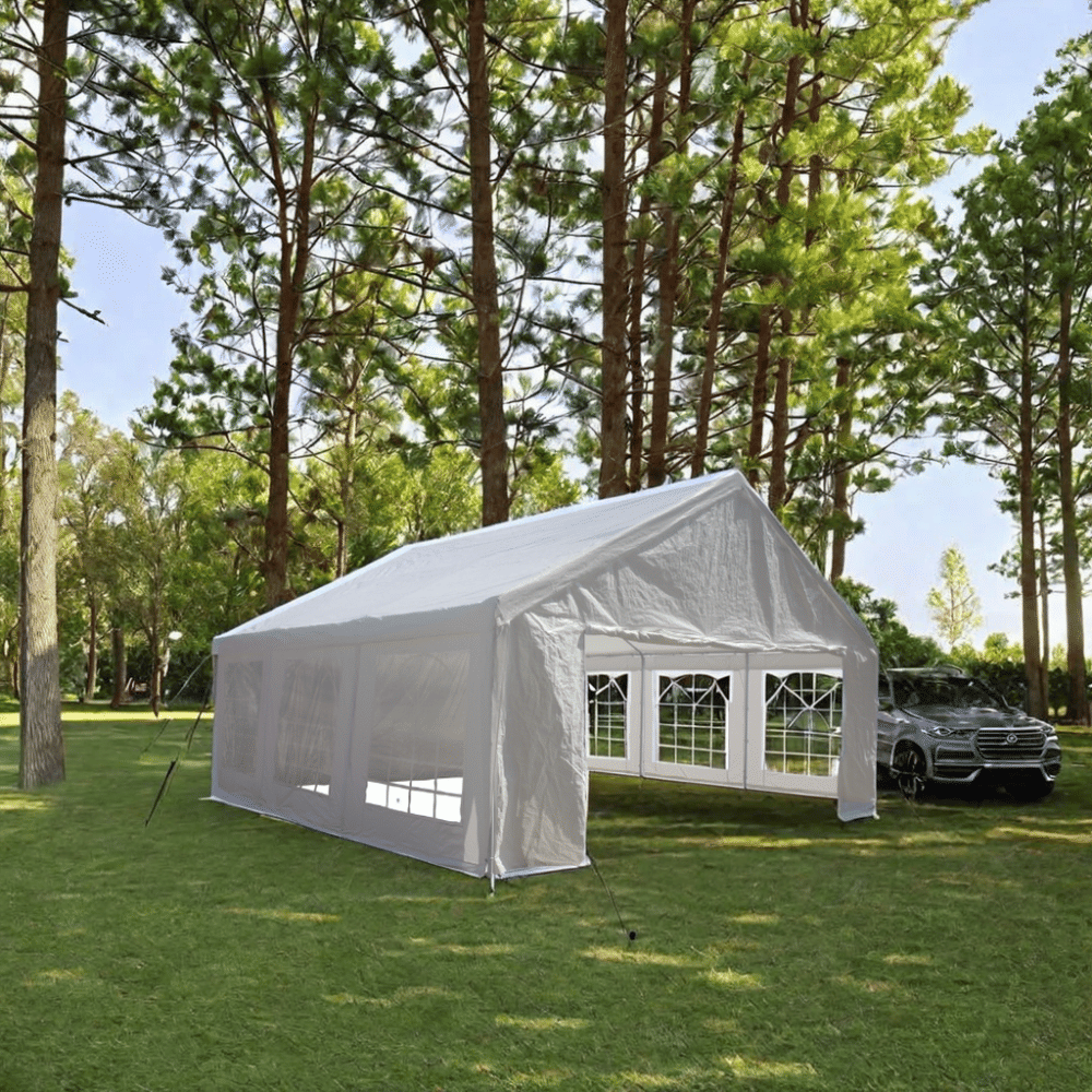 20x20 Feet Party Tent Heavy Duty Marquee Canopy Outdoor Wedding tent Carport Events Shelter Tent for Parties BBQ with St image 11