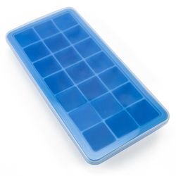 21 Slot Ice Cube Tray with Lid - BPA-Free Silicone Ice Tray with Spill-Proof Lid