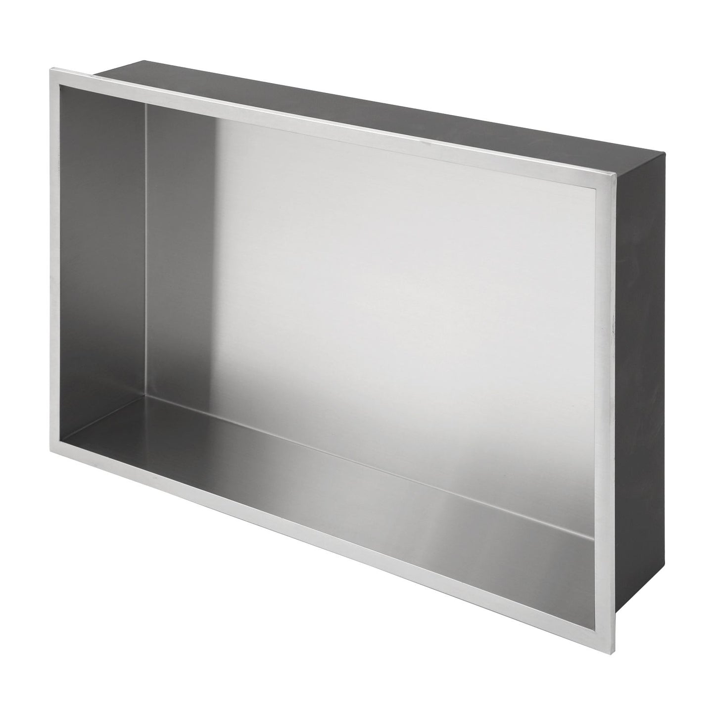 21" x 13" Stainless Steel Shower Niche, Brushed Nickel image 9
