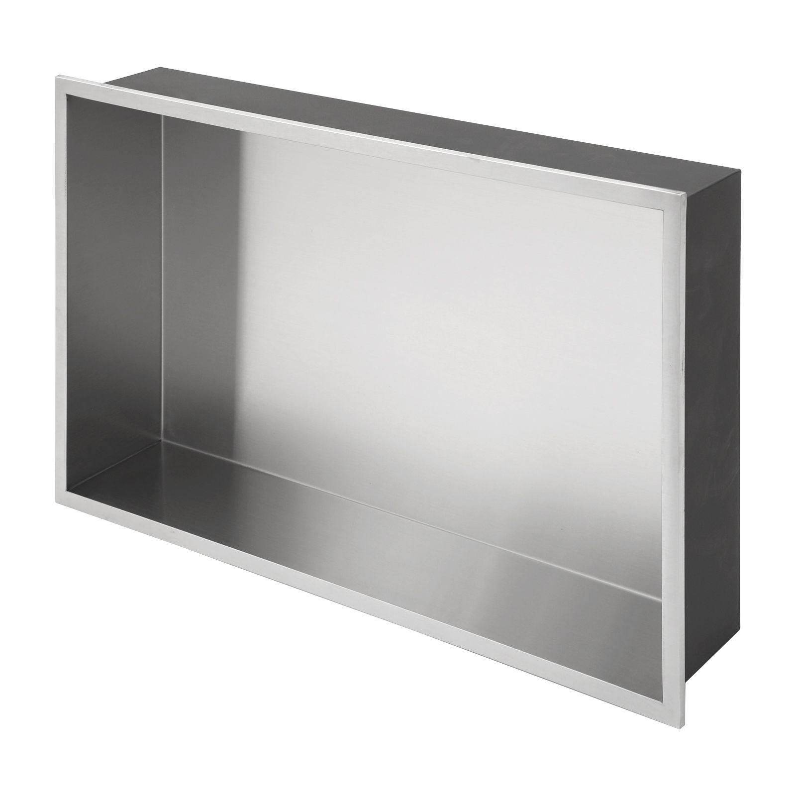 21" x 13" Stainless Steel Shower Niche, Brushed Nickel image 9