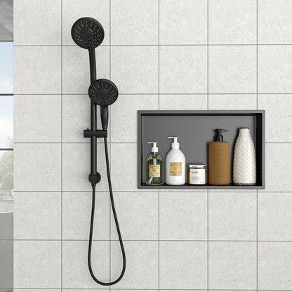 21" x 13" Stainless Steel Shower Niche, Gunmetal Black image 3