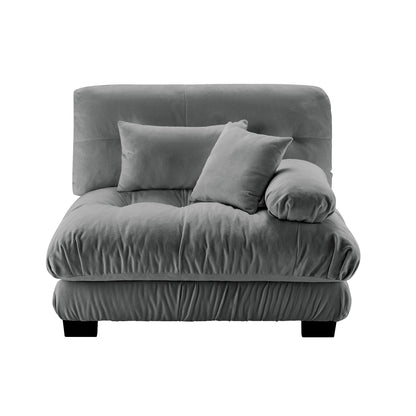 27 Sofa RSF W/2 pillows - Gray image 1