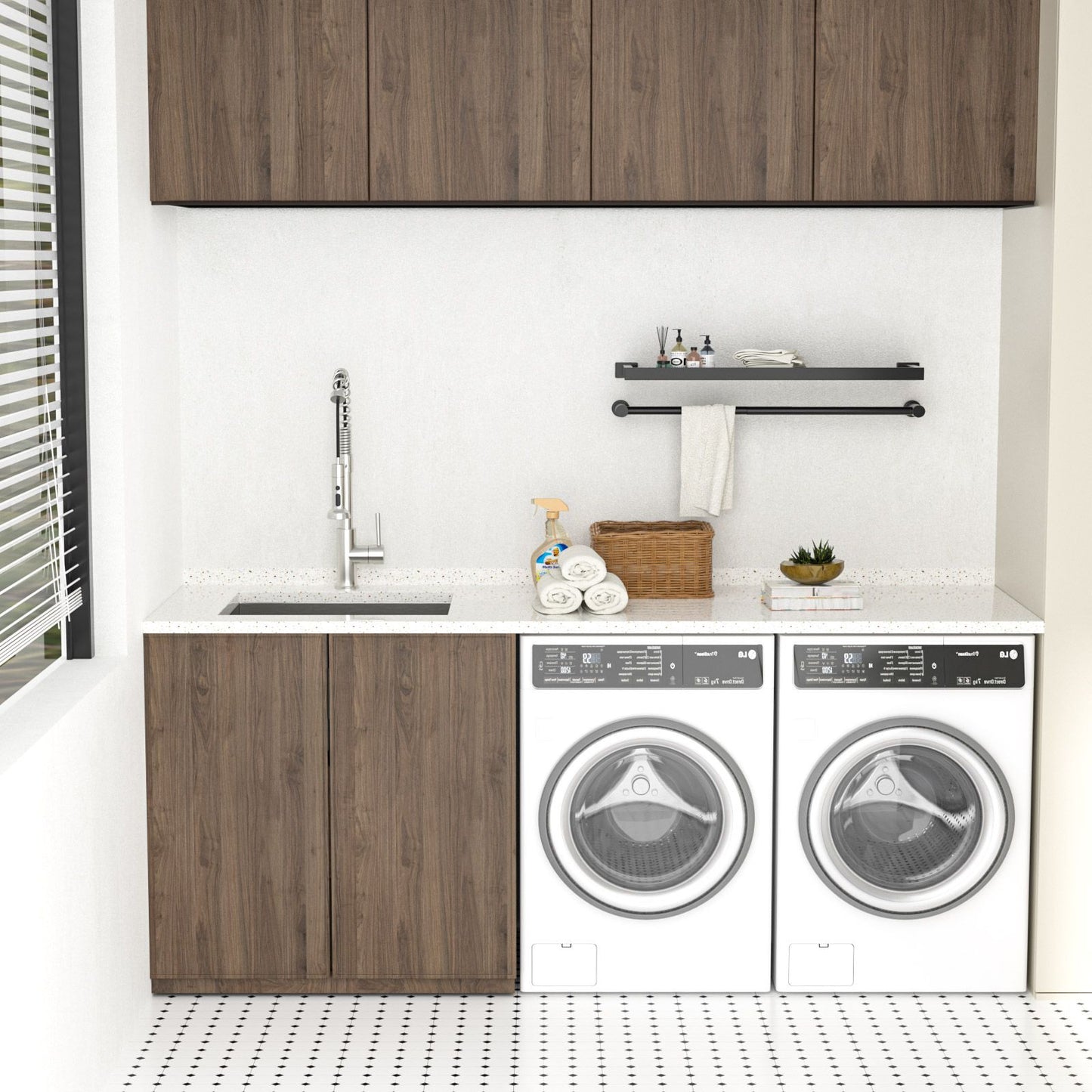 21"*18" Undermount 16-Gauge T304 Stainless Steel Deep Single Bowl Laundry Utility Sink Basin image 1