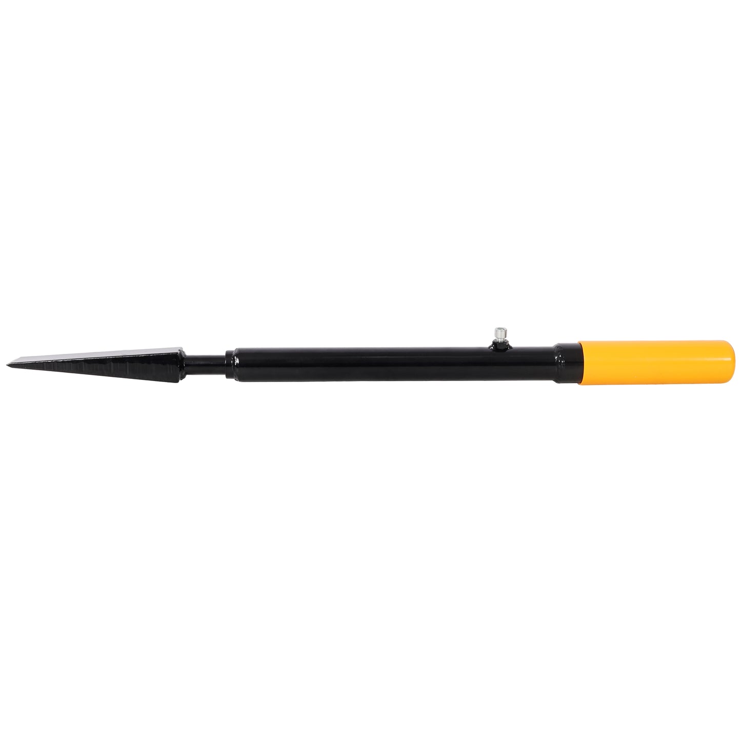 Manual Log Splitter Slide Hammer Log Splitter, Heavy Duty Hand Operated Wood Splitter, Black with Yellow Handle image 3