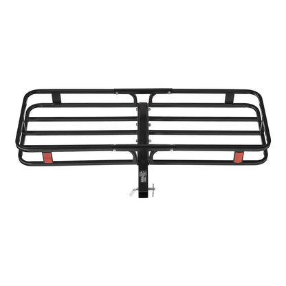 53" x 19" x 5", Hitch Cargo Carrier, 500 lbs Capacity Hitch Cargo Carrier with Hitch Stabilizer & Ratchet Straps, Hitch Mount Cargo Carrier with Cargo Net with Hook, Fit for SUVs image 2