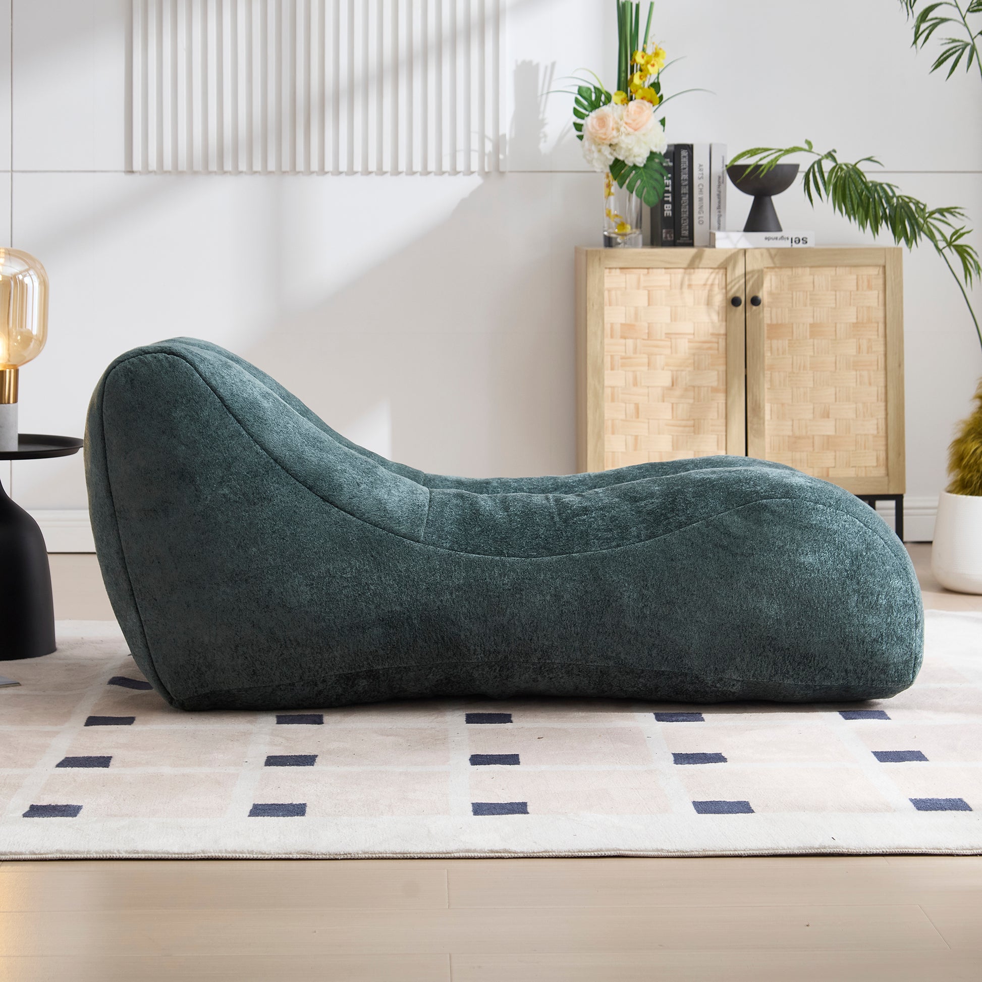 Creative bean bag sofa chair for adults filled with high-quality sponge that is plump and elastic fitting the curves of the human body and providing gentle support to the body in all as image 6