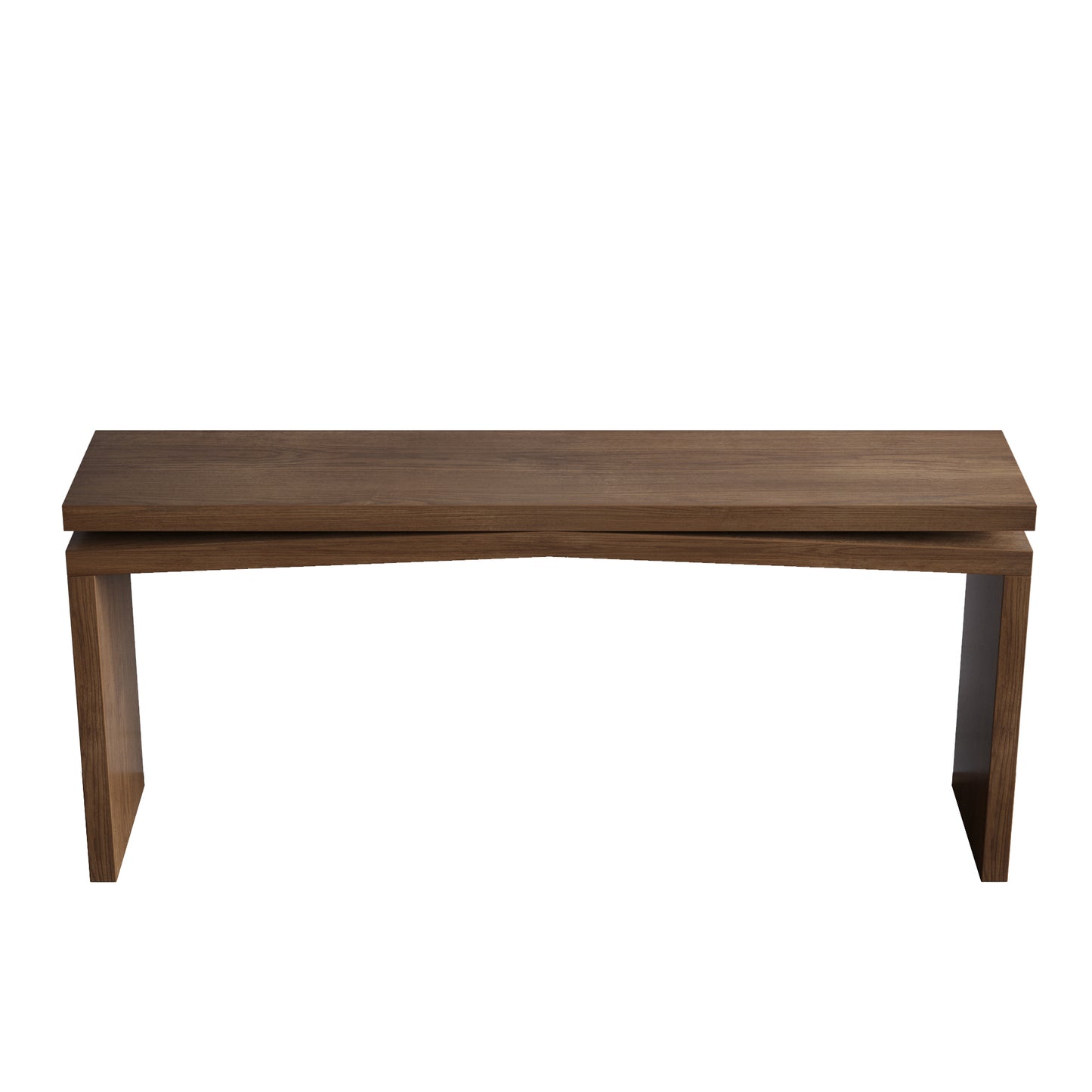 65-Inch Solid Wood Veneer Console Table, Long Farmhouse Entryway Sofa Table for Living Room, Hallway, Behind Couch, Apartment, Antique Rustic Brown image 8