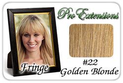 #22 Golden Blonde Pro Fringe Clip In Bangs image 1