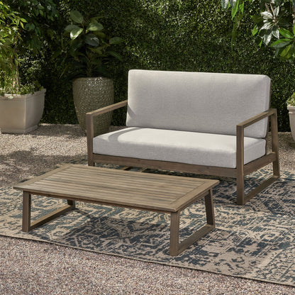 BELGIAN LOVESEAT & COFFEE TABLE image 5