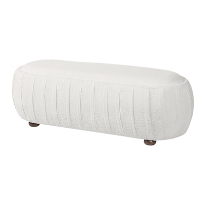 Upholstered Ottoman,Oval shape image 6