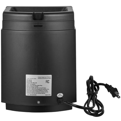 USD Coin Sorter, Coin Sorter Machine for USD Coin 1￠ 5￠ 10￠ 25￠, Sorts up to 230 Coins/min, Coin Sorter and Wrapper Machine Holds 200 Coins Included 4 Coin Tubes, Black image 12