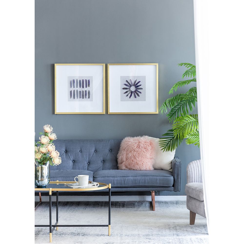 23.5' x 23.5" Grace Purple Agate Shadow Boxes Wall Art, Set of 2 image 6