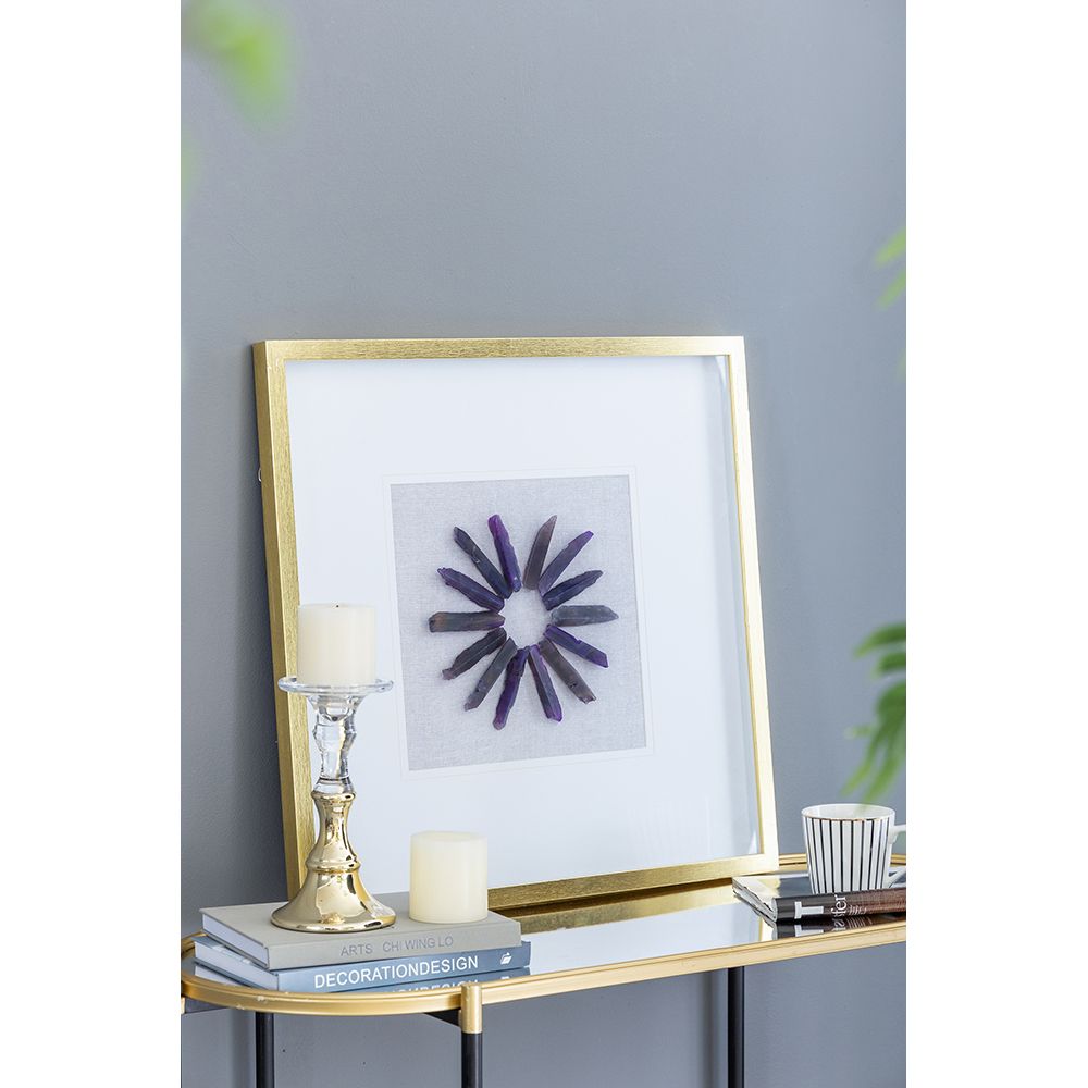 23.5' x 23.5" Grace Purple Agate Shadow Boxes Wall Art, Set of 2 image 12